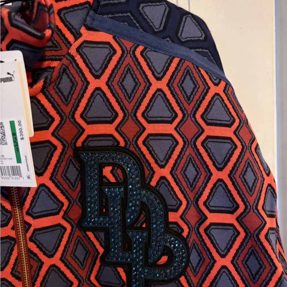 Dapper Dan Puma Bling Jacket Patterned Jacket Wit… - image 2